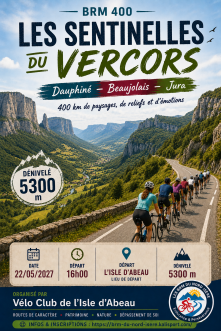 20270522 Affiche BRM 400 - Les Sentinelles du Vercors