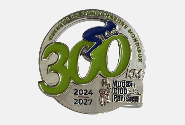 Médaille de finisher BRM 300km Série 2024-2027