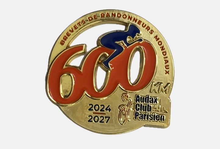 Médaille de finisher BRM 600km Série 2024-2027